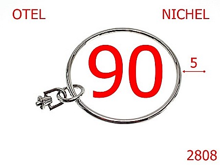 Manere - 2808/MANER ARTICULAT-90-mm-5-nichel---7H8--