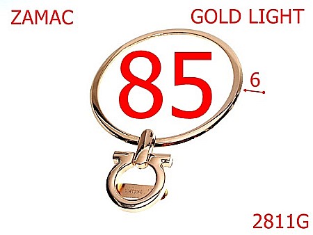 Manere - 2811G/MANER ARTICULAT OMEGA-85-mm-6-gold light---7L7--