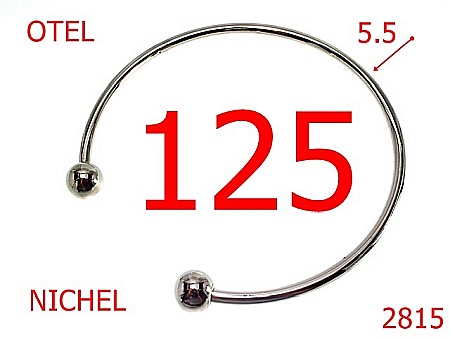 Inele rotunde - 2815/MANER CU BILE -125-mm-5.5-nichel---7H8--