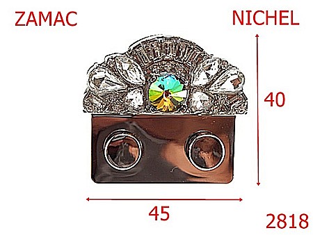 Inchizatori poseta - 2818/INCHIZATOARE-45X40-mm---nichel---12K10--