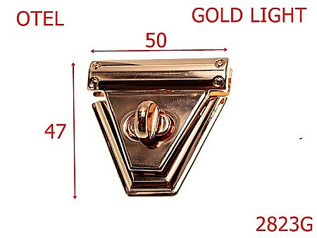 Inchizatori poseta - 2823G/INCHIZATOARE-50X47-mm---gold light---14L10--
