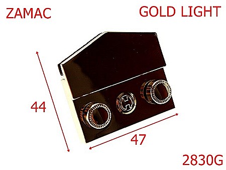 Inchizatori poseta - 2830G/INCHIZATOARE-47X44-mm---gold light---14A10--