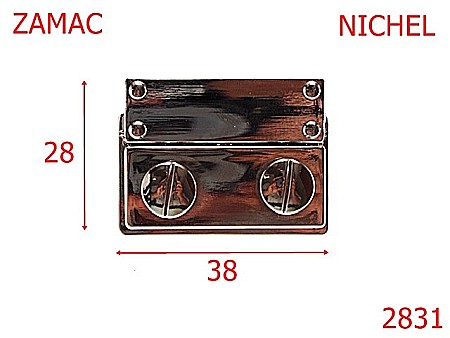 Inchizatori poseta - 2831/INCHIZATOARE-38X28-mm---nichel---14D10--