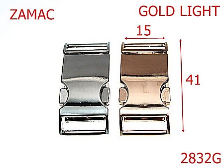 Tridenti - 2832G/TRIDENT 15 MM-15-mm---gold light-----AM7