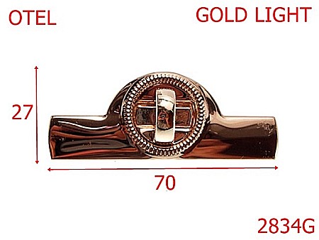 Inchizatori poseta - 2834G/INCHIZATOARE  -70X27-mm---gold light---12B5--