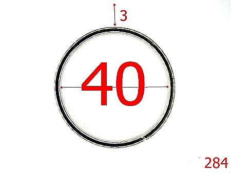 Inele - 284/INEL O 4 CM X 3MM NIKEL-40-mm-3-nichel---4H6-4B6-4A5--N4