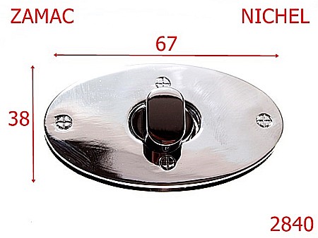 Inchizatori poseta - 2840/INCHIZATOARE  -67X38-mm---nichel---12K6--
