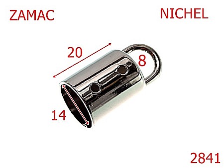 Clopotei poseta - 2841/CLOPOTEL-14-mm---nichel-15A5--5A7--