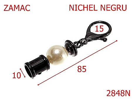 Clopotei poseta - 2848N/CLOPOTEL-10-mm---nichel negru-15A7--15A7-5A6--