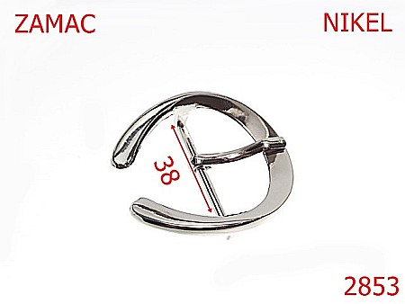 Catarame poseta - 2853/CATARAMA-38-mm---nichel-6G6--6E5--