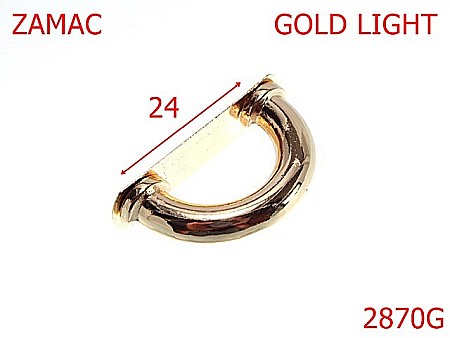 Sustinatori poseta - 2870G/SUSTINATOR-24-mm---gold light-----E42/E43