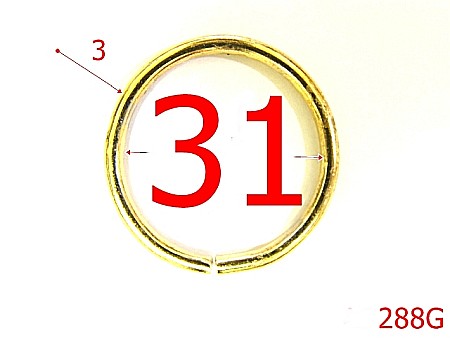 Inele rotunde - 288G/INEL 3 CM GOLD-31-mm-3-gold-4D5----