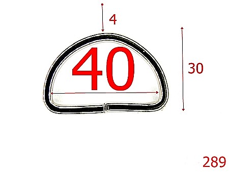 Inele D - 289/INEL  D 4CMX 4MM NIKEL-40-mm-4-nichel-2F3-2F4-3A4-2F8-2F7-3B3----