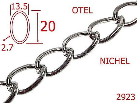 Lant poseta - 2923/LANT OTEL-13.5-mm-2.7-nichel---7K3/7K6--