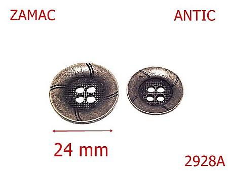 Nasturi - 2928A/NASTURE -24-mm---antic-D19-D20----