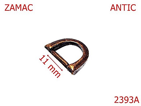 Inele D - 2935A/INEL SEMIROTUND-11-mm---antic-----