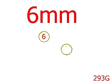 Inele rotunde - 293G/INEL  O  6MM  TIP ARC  GOLD-6-mm---gold-----