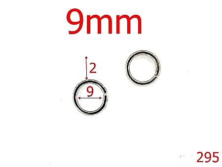 Inele - 295/INEL  O  9MM NIKEL-9-mm-2-nichel--4I5-4G8-7i5-4F5-4F4-4E4--E36