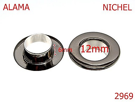 Ocheti - 2969/OCHET INOXIDABIL-12-mm---nichel-----