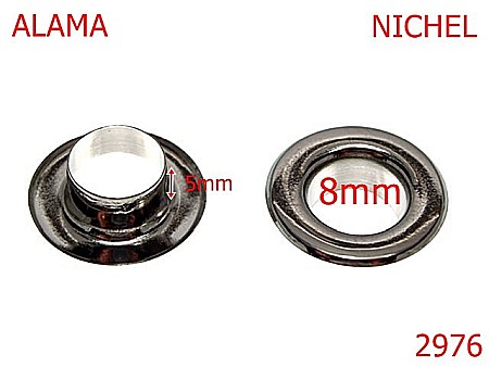 Ocheti - 2976/OCHET INOXIDABIL-8-mm---nichel-----