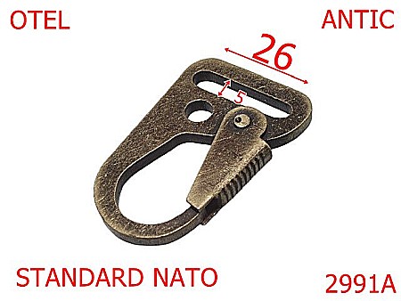 Carabine poseta - 2991A/Carabina rezistenta NATO-25-mm---antic--5J7-4L6--