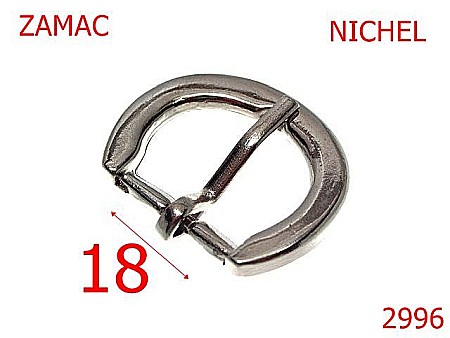 Catarame poseta - 2996/CATARAMA-18-mm---nichel---6C6--
