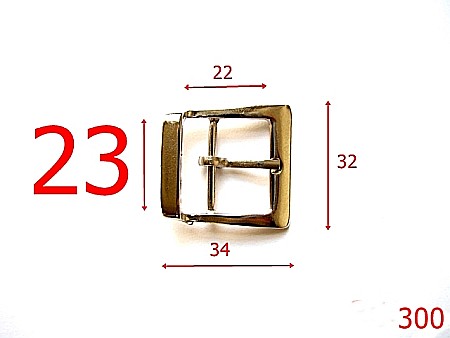 Catarame poseta - 300/BUCKLE-23-mm---nichel-----