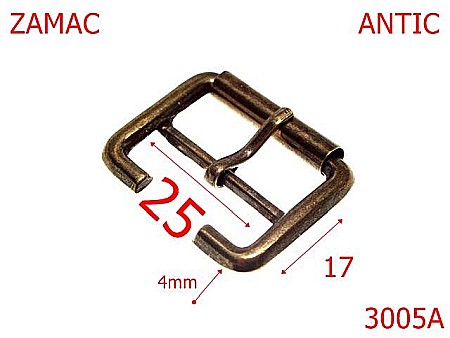 Catarame poseta - 3005A/CATARAMA   -25-mm-4-antic---Z15--