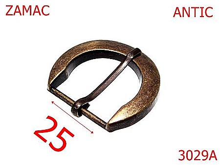 Catarame poseta - 3029A/CATARAMA-25-mm---antic-6K5--6A8-6A7/7A7--