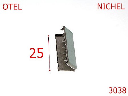 Clema - 3038/CAPAT CHINGA-25-mm---nichel-11D--11D5-1A6--