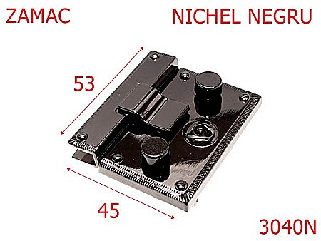 Inchizatori - 3040N/INCHIZATOARE -53X45-mm---nichel negru---12F5--12H7