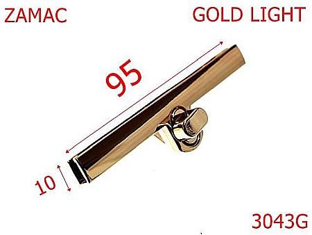 Inchizatori - 3043G/INCHIZATOARE -95X10-mm---gold light---14i13/12i11--