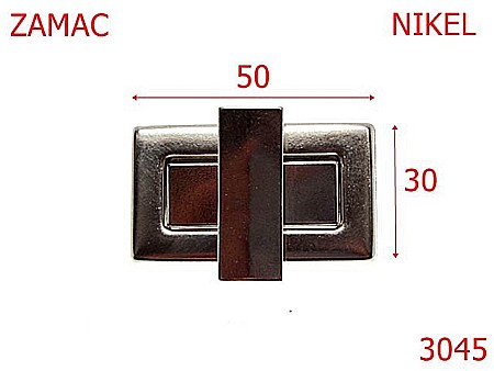 Inchizatori - 3045/INCHIZATOARE -50X30-mm---nichel---13C12--