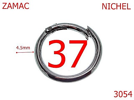 Inele carabina - 3054/INEL CARABINA-37-mm-4.5-nichel-23C13-23C14-23C15-23C16-23E1----