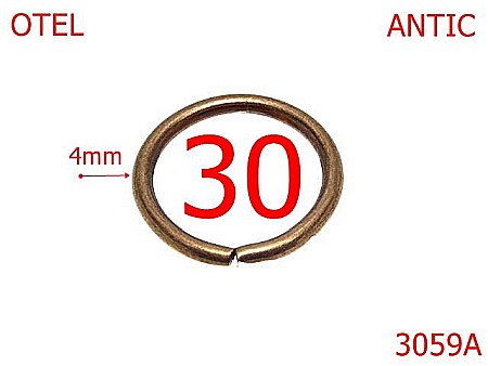 Inele rotunde - 3059A/INEL ROTUND-30-mm-4-antic---4F3--