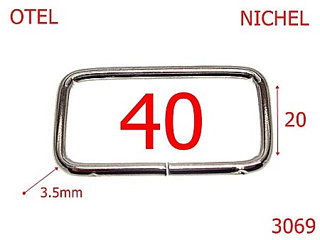 Inele dreptunghiulare - 3069/INEL DREPTUNGHIULAR-40-mm-3.5-nichel-SOLD 1-3J3-3J6-3H5/3H4--