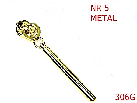 Cursori fermoar - 306G/CURSOR PT METAL-20-mm---gold-----S34