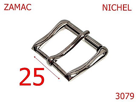 Catarame poseta - 3079/CATARAMA-25-mm---nichel---6C7--