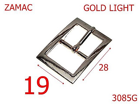 Catarame poseta - 3085G/CATARAMA-19-mm---gold light--7K4---