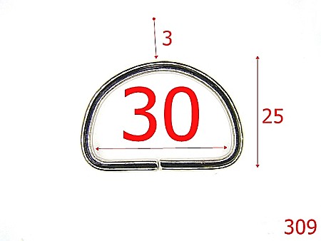 Inele D - 309/INEL 3 CMX3MM NIKEL-30-mm-3-nichel---2D1/3D4/3E4--E27