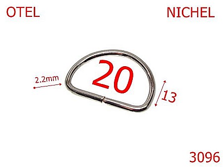 Inele D - 3096/INEL D-20-mm-2.2-nichel---2B8-3C2--