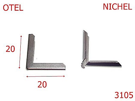 Coltare - 3105/COLTAR-20-mm---nichel---3F8--