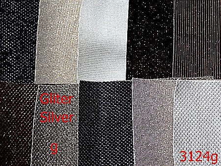Captuseala - 3124g/Tesatura Gliter-1.4 ML----silver-----