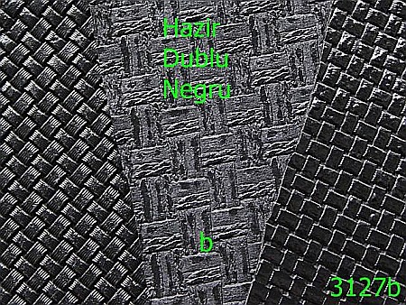 Pentru marochinarie - 3127b/Piele artificiala Hazir dublu-1.4 ML----negru-----