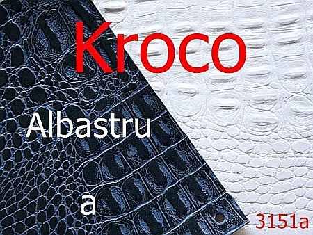 Pentru marochinarie - 3151a/Piele artificiala Kroco-1.4 ML----albastru-----