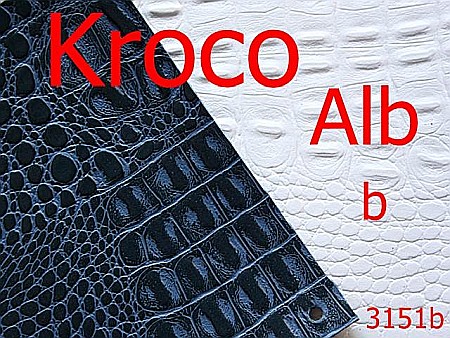 Pentru marochinarie - 3151b/Piele artificiala Kroco-1.4 ML----alb-----