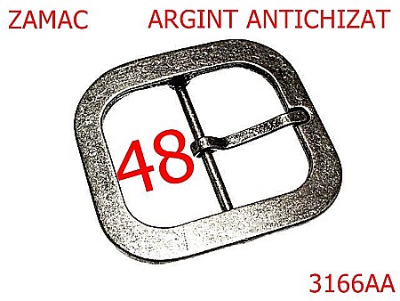 Catarame - 3166AA/CATARAMA PANTALON-48-mm---argint antichizat---6F7--