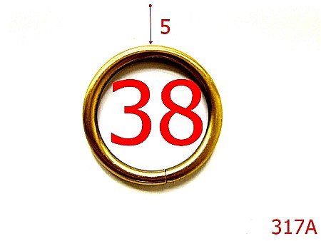 Inele rotunde - 317A/INEL ROTUND 37MM*5MM  / ANTIK-38-mm-5-antic---4B3/5J6--J26