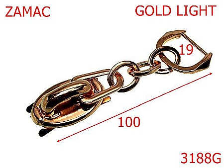 Sustinatori poseta - 3188G/SUSTINATOR -19-mm---gold light---4L6--