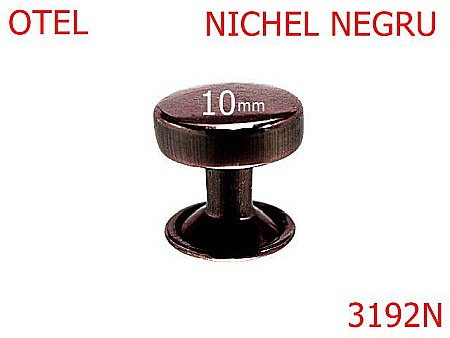 Bumbi ornamentali - 3192N/BUMB ORNAMENTAL-10-mm---nichel negru---1C2--